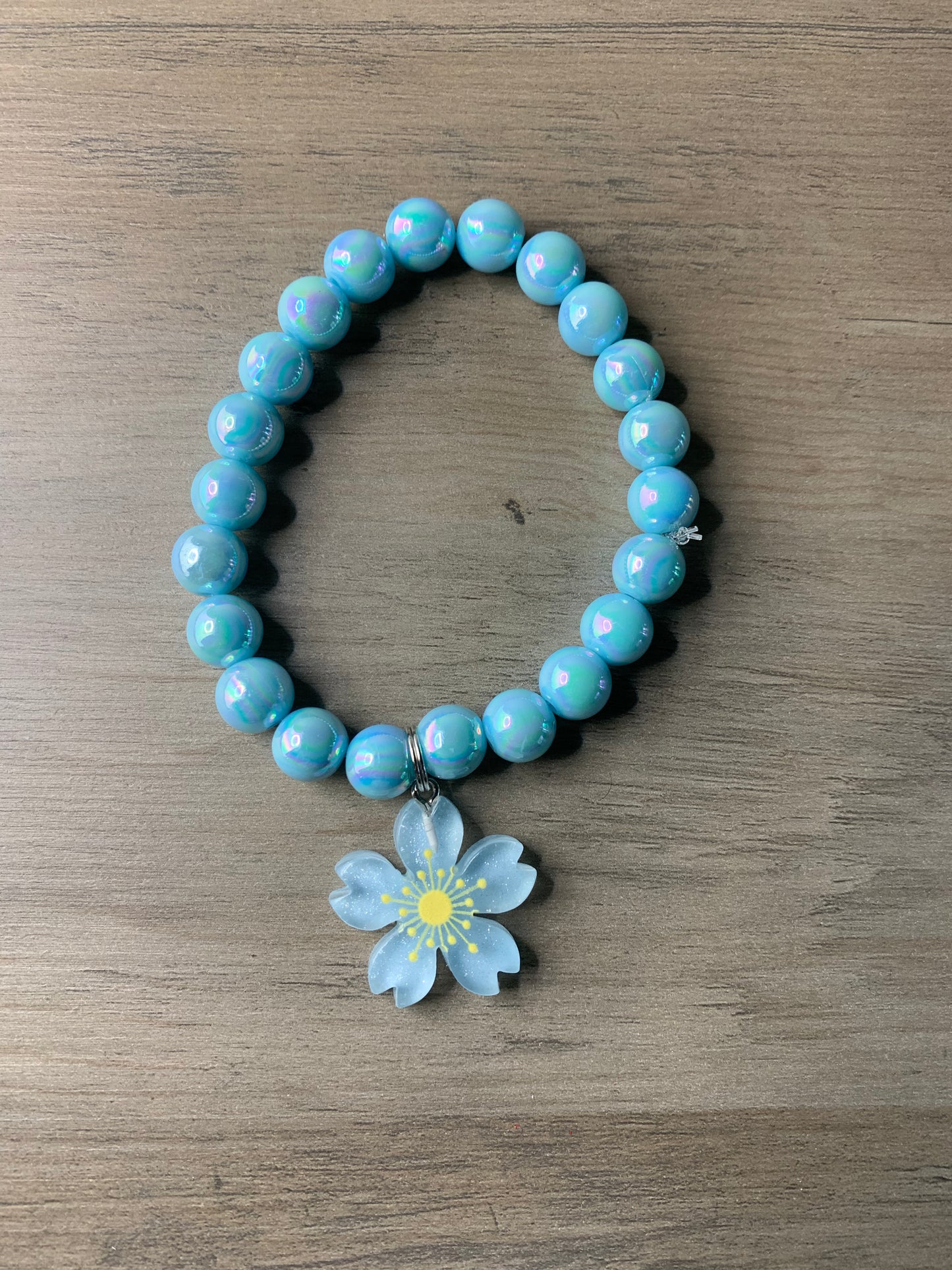 Blue Blossom Charm Bracelet