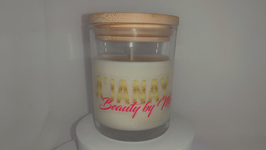 Strawberry-Lemon Ice Candle